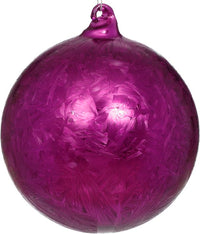 Frosted Ball Ornament - 5 Inches