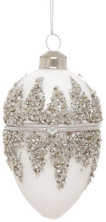 Jeweled Egg Ornament -  3.5 Inches