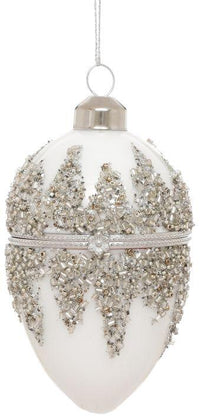 Jeweled Egg Ornament -  3.5 Inches