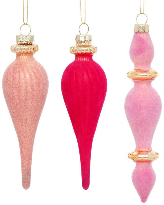 Luxe Drop Ornament, Box of 6- 5 Inches