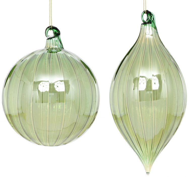Reflectorlective Drop Ornament, Box of 6- 4-5 Inches