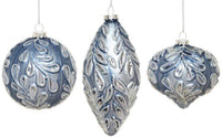 Scrolled Leaf Ornament, Box of 6- 4-5 Inches