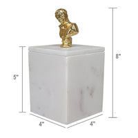 White Marble Decorative Box
