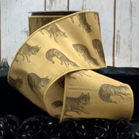 Faux Dupion Ribbon for Cats Crafts 4 Inch x 10 Yards