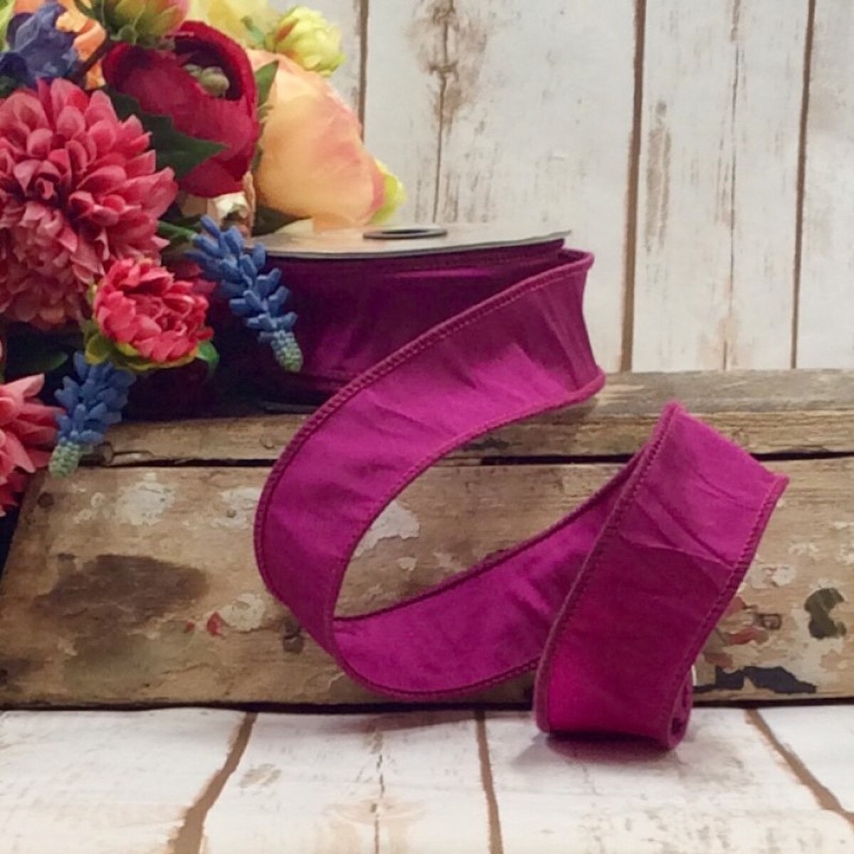 Mulberry Taffeta Ribbon 1.5 Inch x 10 Yards