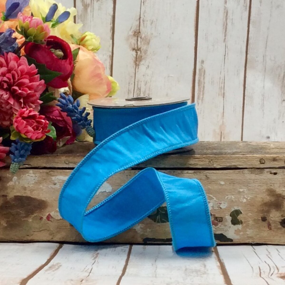 Sky Blue Taffeta Ribbon 1.5 Inch x 10 Yards