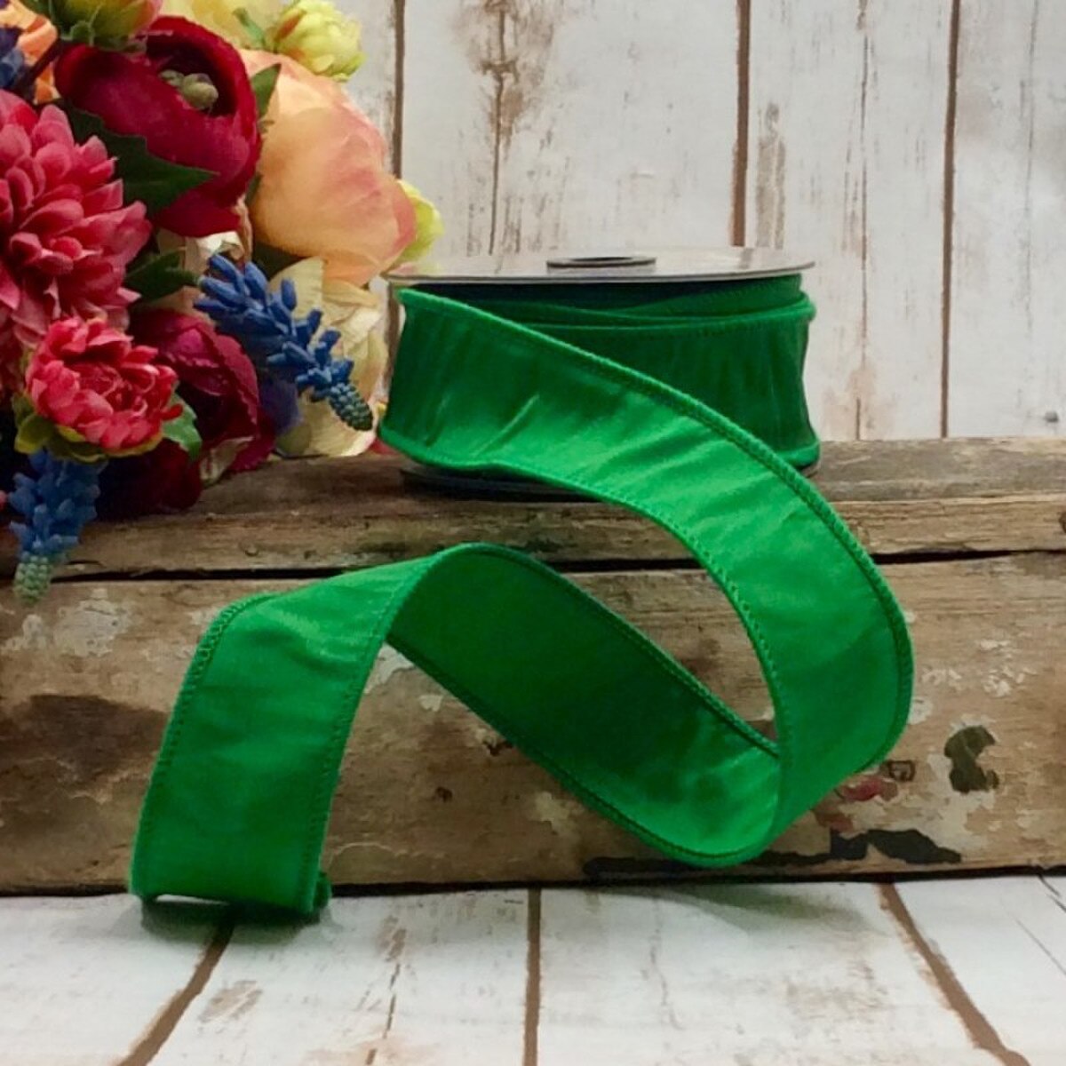 Emerald Taffeta Ribbon 1.5 Inch x 10 Yards
