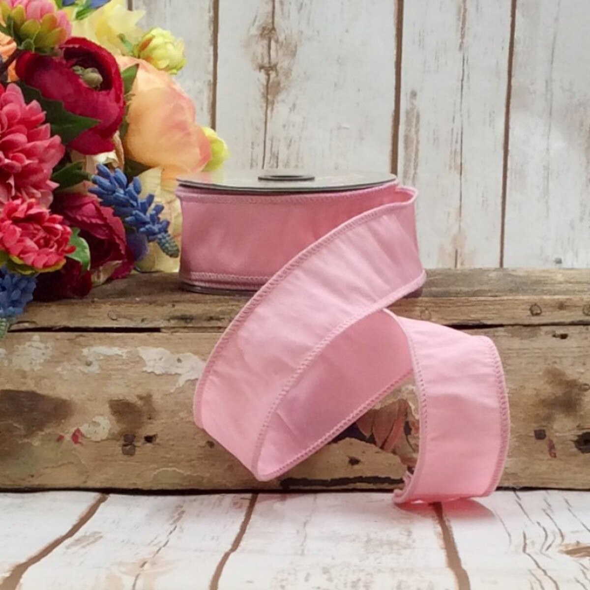Pink Taffeta Ribbon 1.5 Inch x 10 Yards