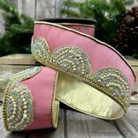 Dupion Ribbon Light Pink 2.5