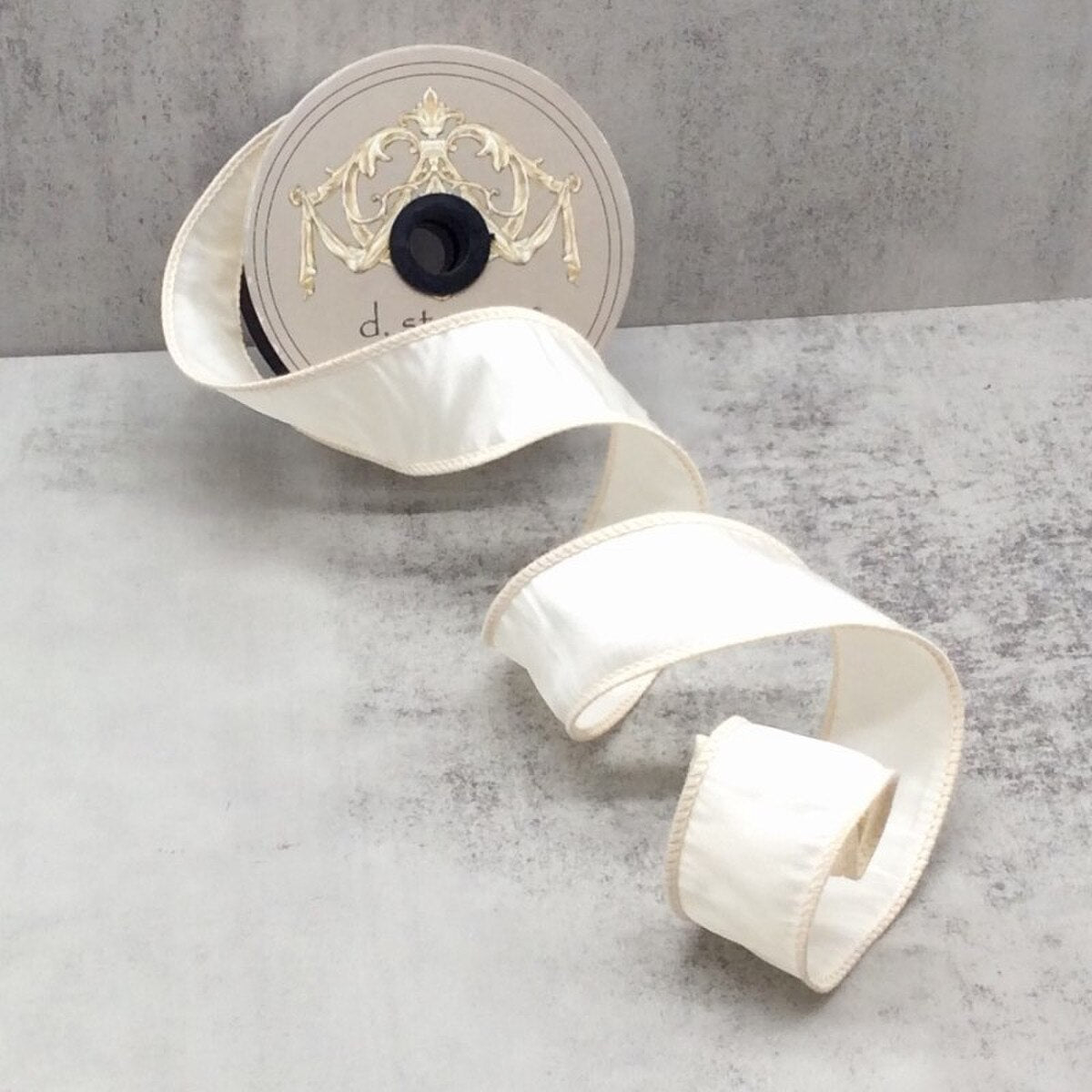 Ivory Taffeta Ribbon 1.5 Inch x 10 Yards