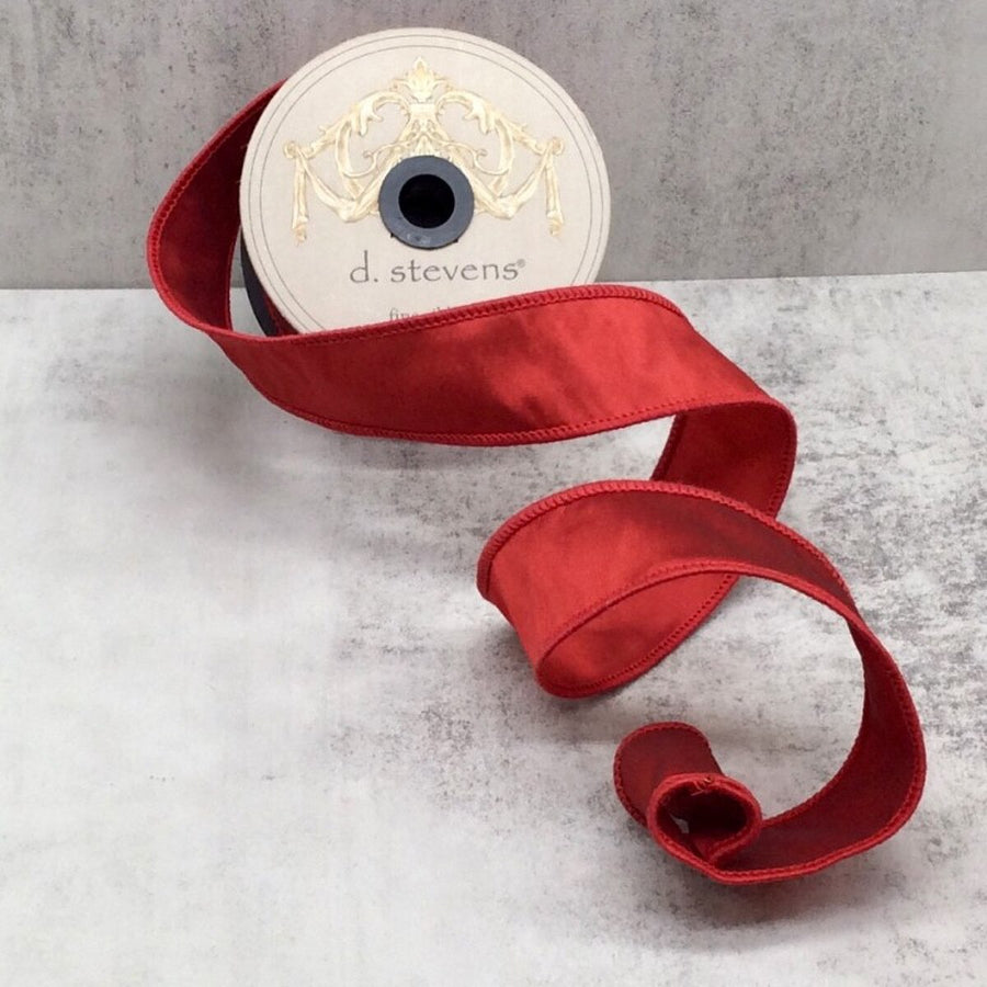 Crimson Taffeta Ribbon 1.5 Inch x 10 Yards