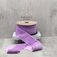 Lovely Lavender Hand Torn Velvet Ribbon 2.5