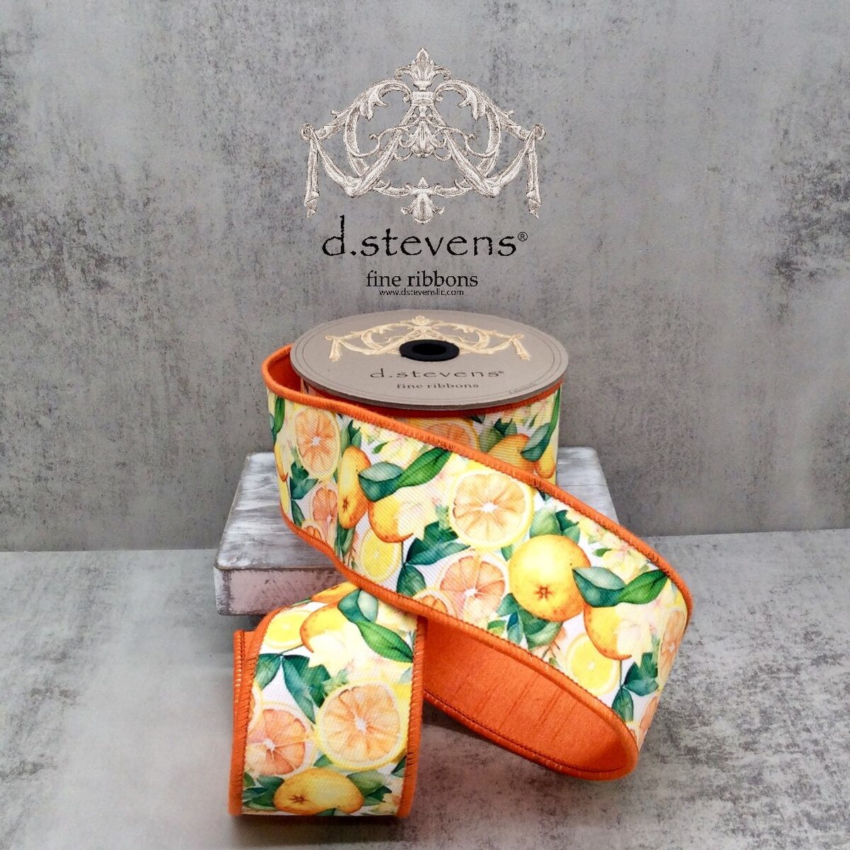 Orange Ribbon Poplin 2.5 Inch by 10 Yards