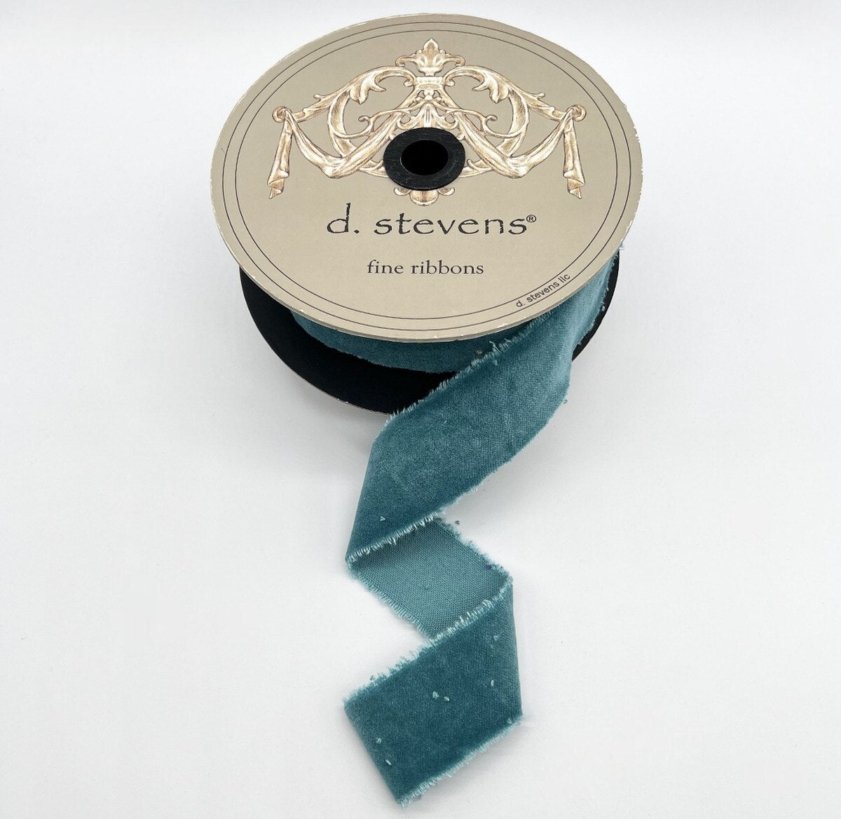 Celadon Hand Torn Velvet Ribbon 1.5 Inch x 10 Yards
