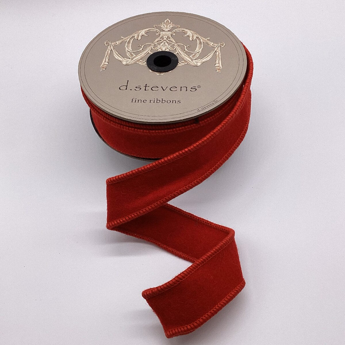Red Wool Felt Ribbon 1.5 Inch x 10 Yards