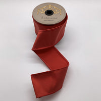 Dark Pink Taffeta Double Fused Ribbon 2.5