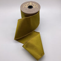 Moss Taffeta Double Fused Ribbon 4 Inch x 10 Yards