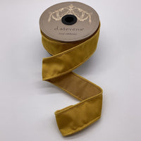 Old Gold Satin Ribbon 1.5 Inch x 10 Yards