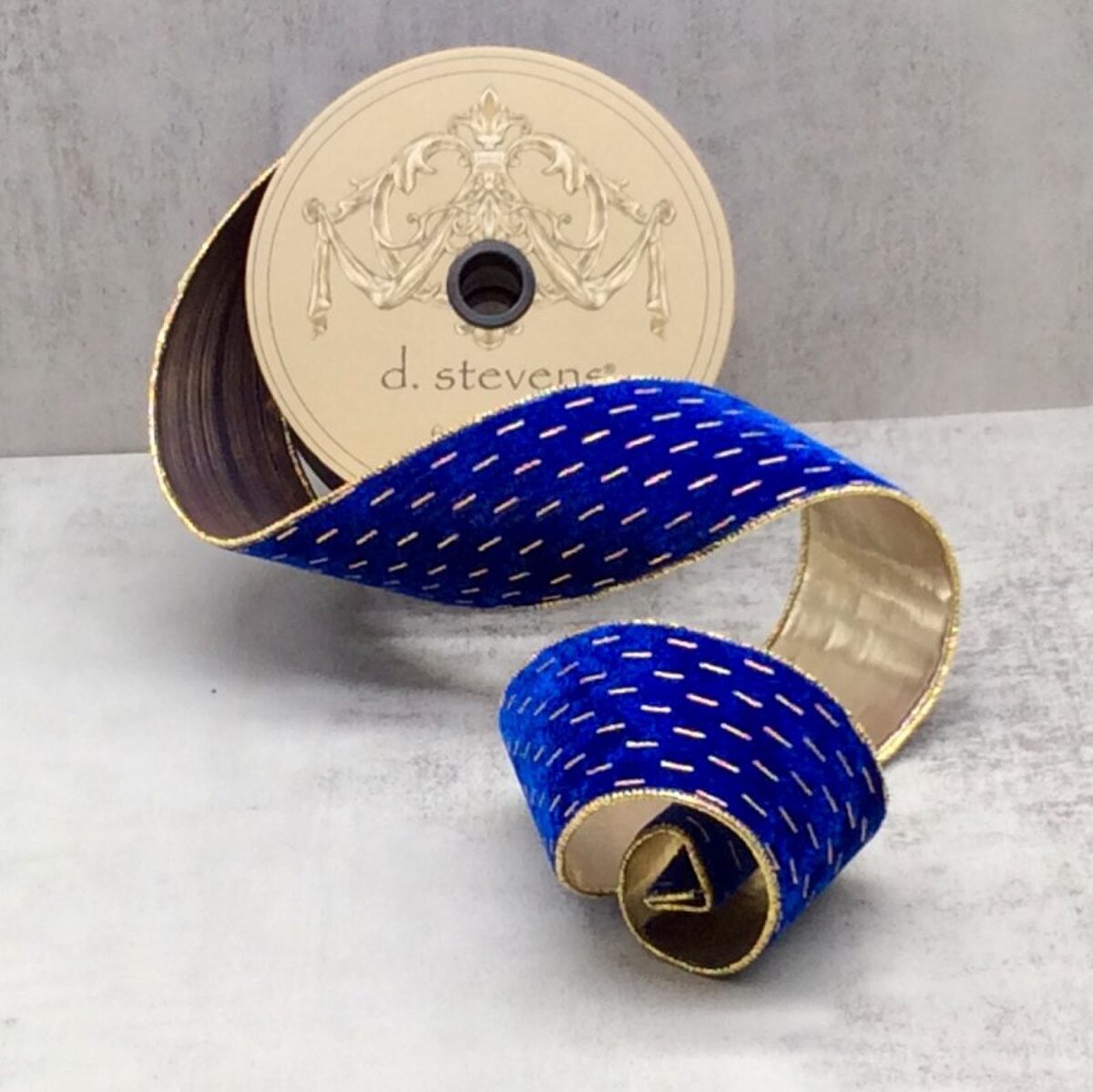 Royal Blue Velvet Ribbon 2.5 Inch x 10 Yards