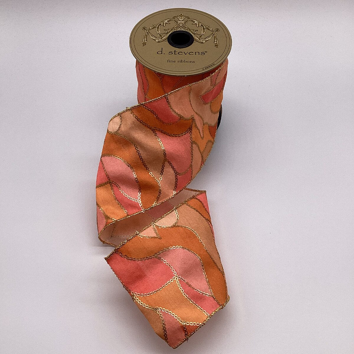 Dupion Pink Ribbon 4 Inch x 5 Yards Desertscape