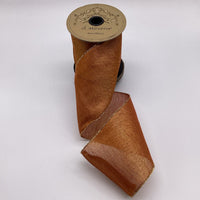 Metallic Mesh Ribbon Copper Gold 10 Yds 4 Inch