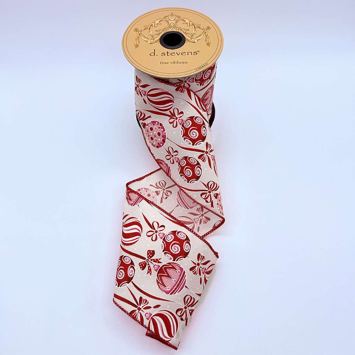 Poplin Bows Ribbon Red Pink White 4 Inch x 10 Yards