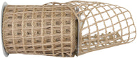 Natural Jute Wired Edge Ribbon 6 Inch for Wreaths and Bows