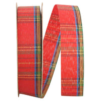Plaid Renee Ribbon Multi 7/8 Inch for Wreaths and Bows