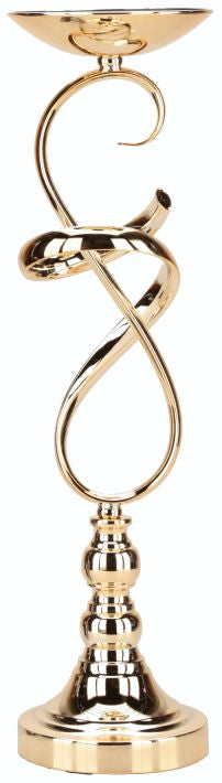 Swirl Finial Decor,  Medium - 21  Inches