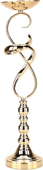 Swirl Finial Decor, Large - 24 Inches