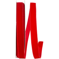 Red 7 8 Inch Velvet Wired Edge Ribbon for Wreaths & Bows