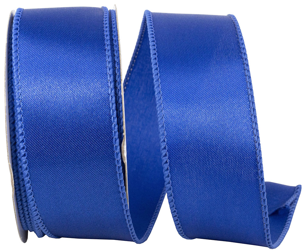 Royal 1-1 2 Inch Satin Wired Edge Ribbon for Wreaths & Bows