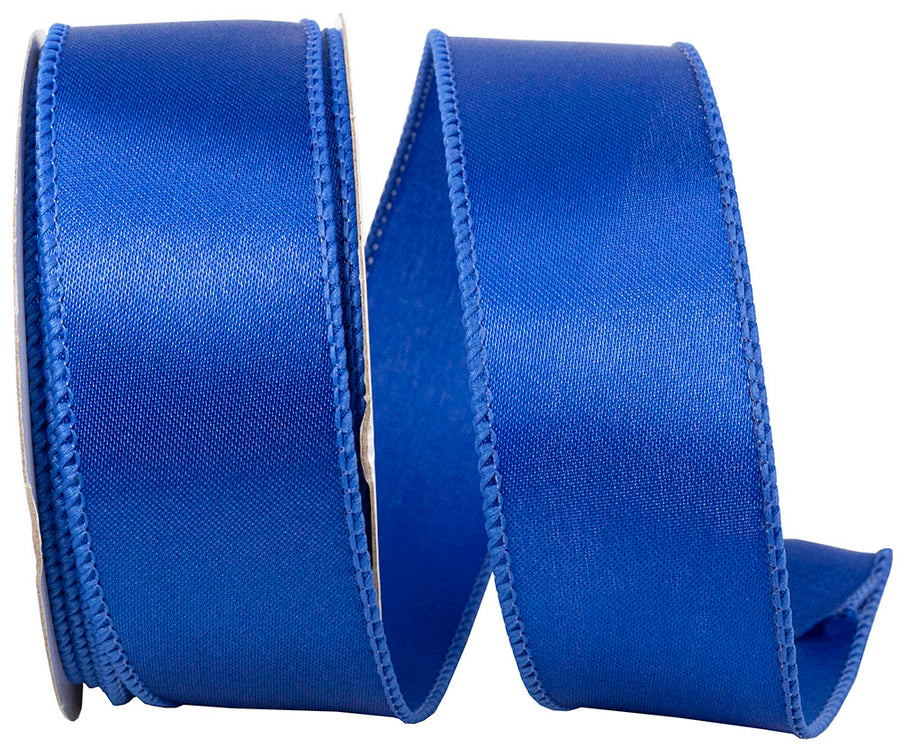Royal 1-1 2 Inch Satin Wired Edge Ribbon for Wreaths & Bows