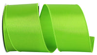 Citrus 2-1 2 Inch Satin Wired Edge Ribbon for Wreaths & Bows