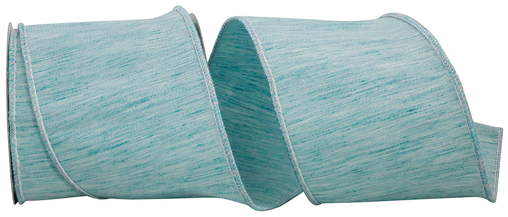 Aqua Mist Lux Wired Edge Ribbon 4 Inch for Wreaths