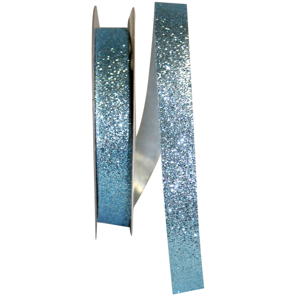 Glitter Ribbon Light 5/8 Inch for Wreaths and Bows