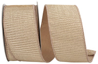 Rose Metallic Lux Wired Edge Ribbon 2-1/2 Inch for Bows
