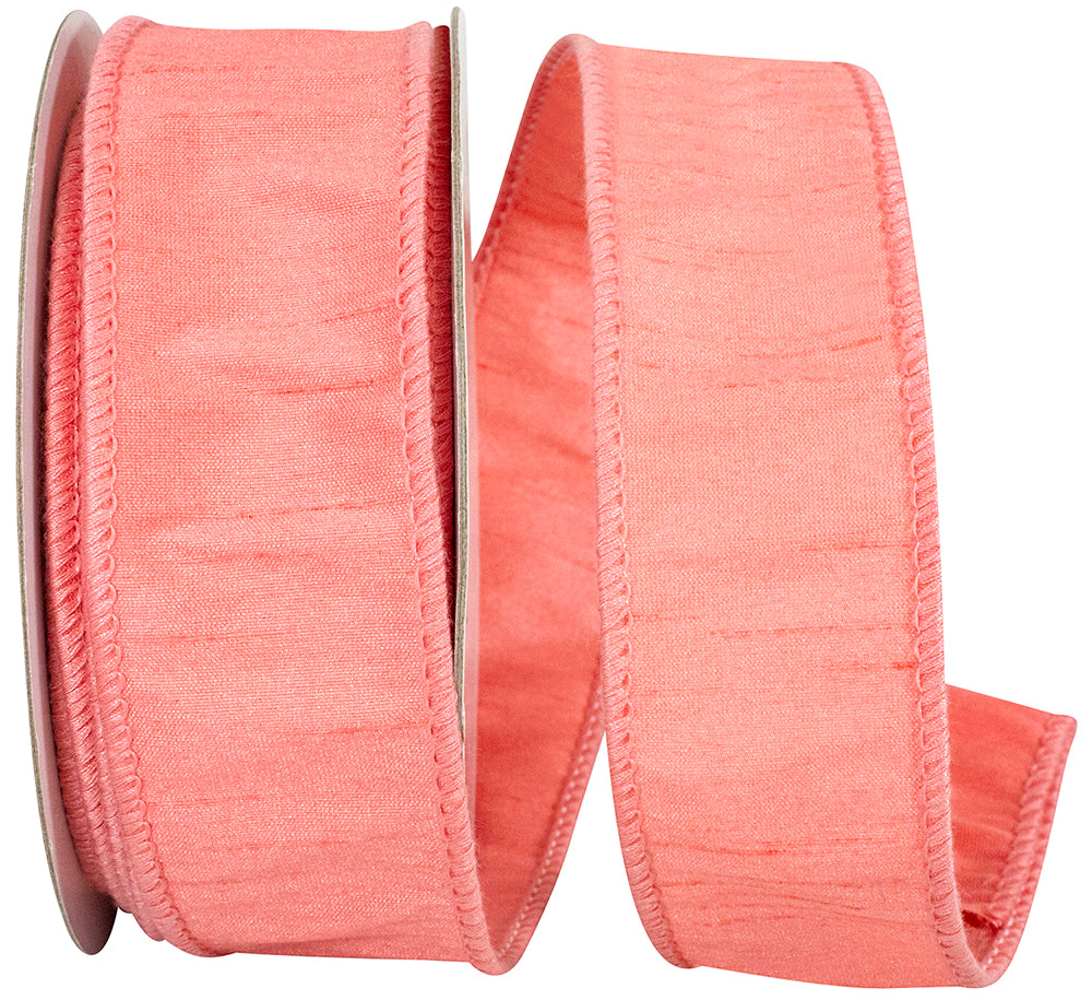 Dusty Dupioni Wired Edge Ribbon 1-1/2 Inch for Bows