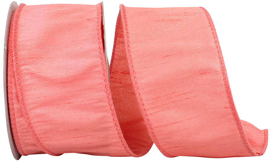Dusty Dupioni Wired Edge Ribbon 2-1/2 Inch for Bows