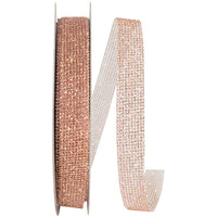Rose Micro Mesh Glitter Ribbon 5/8 Inch for Wreaths
