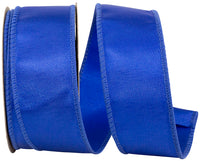 Royal 1-1 2 Inch Grosgrain Sheen Wired Edge Ribbon for Wreaths & Bows