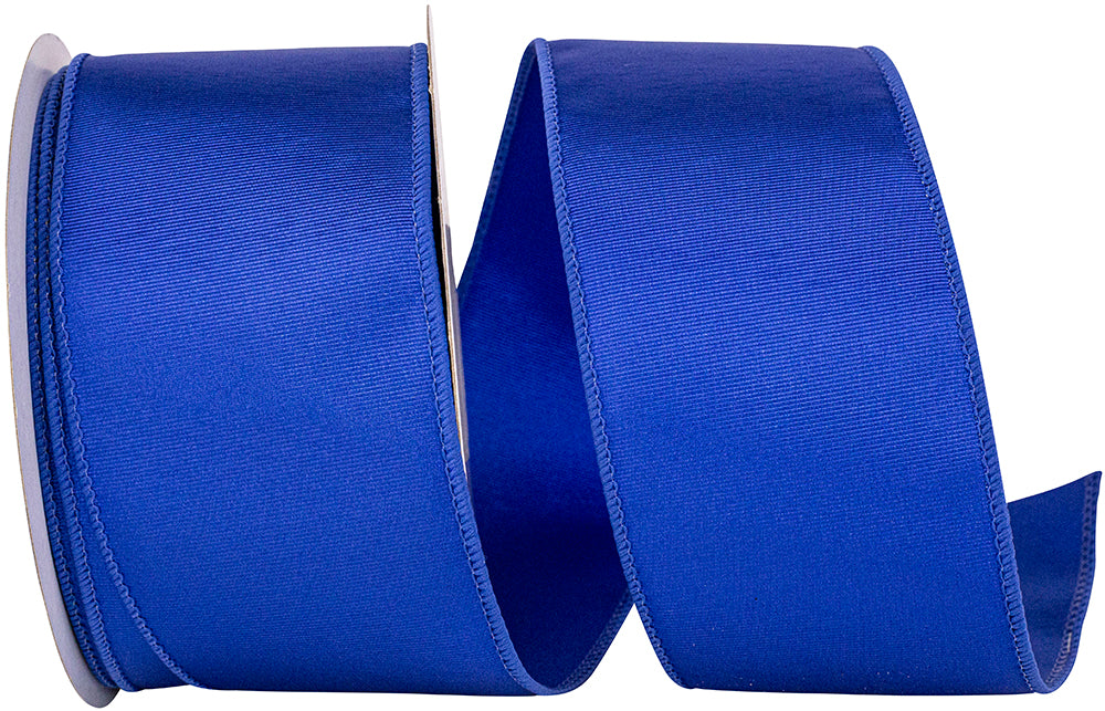 Royal 2-1 2 Inch Grosgrain Sheen Wired Edge Ribbon for Wreaths & Bows
