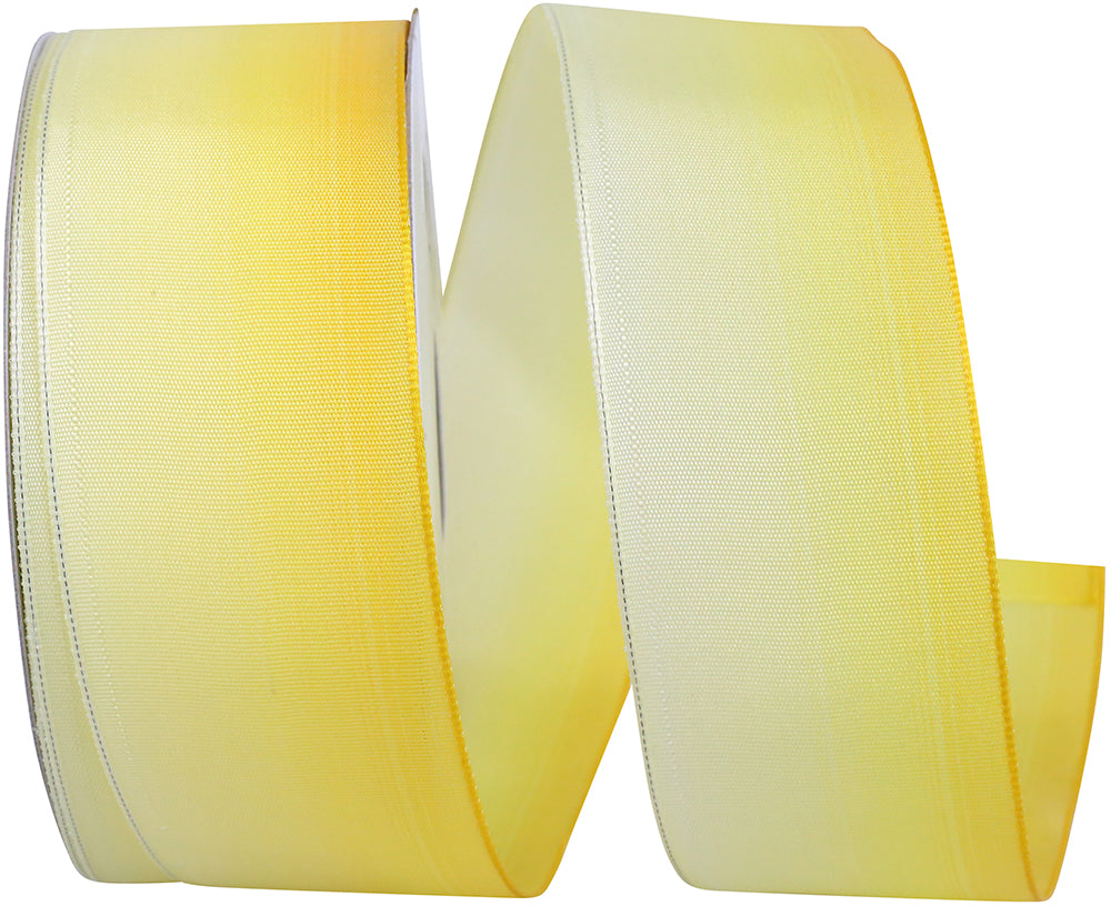 Ombre Wired Edge Ribbon Sunshine 1-1/2 Inch Taffeta