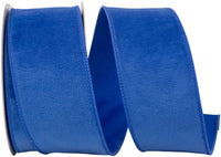 Royal 2-1 2 Inch Velvet Plush Fashion Wired Edge Ribbon for Wreaths & Bows