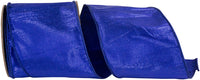 Royal Metallic Dupioni Ribbon 4 Inch for Wreaths and Bows