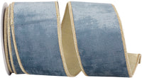 Velvet Plush Texture Sky Ribbon 2-1/2 Inch for Bows