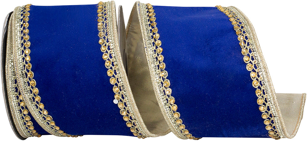 Royal Velvet Touch Deluxe 4 Inch Wired Edge Ribbon