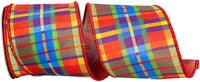 Sienna 4 Inch Wired Edge Ribbon for Wreaths and Bows