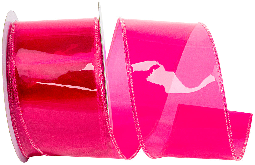 2-1 2 Inch Jelly Vinyl Ribbon Wired Edge for Wreaths & Bows