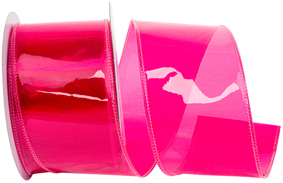 2-1 2 Inch Jelly Vinyl Ribbon Wired Edge for Wreaths & Bows